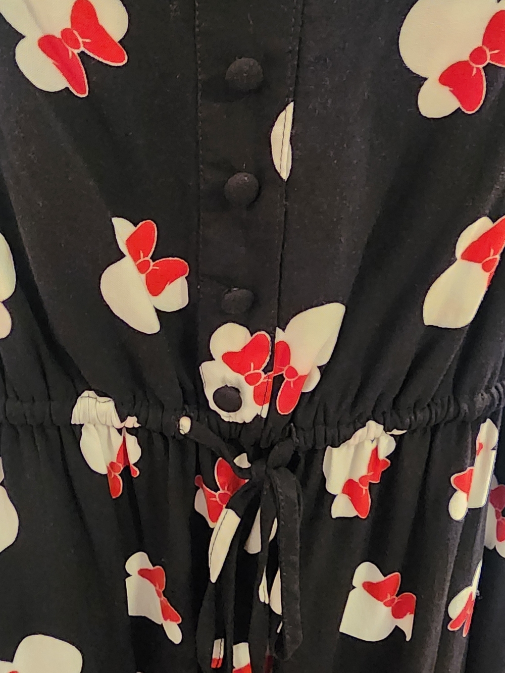 Disney Minnie Mouse Black Button Sundress released Torrid Size 2 - Picture 3 of 4